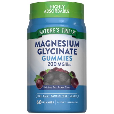 Nature's Truth Magnesium Glycinate Gummies 200mg 60s