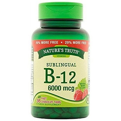 Nature's Truth B12 6000mg Fast Dissolve Tabs 36s 