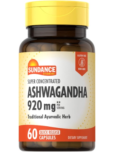 Sundance Ashwaganha 920mg capsules 60s