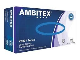 Ambitex Large Nitrile Blk Gloves