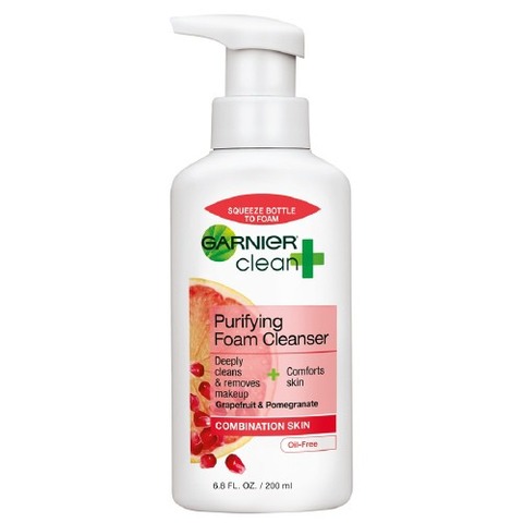 Garnier Clean+purifing Foam Cleanser