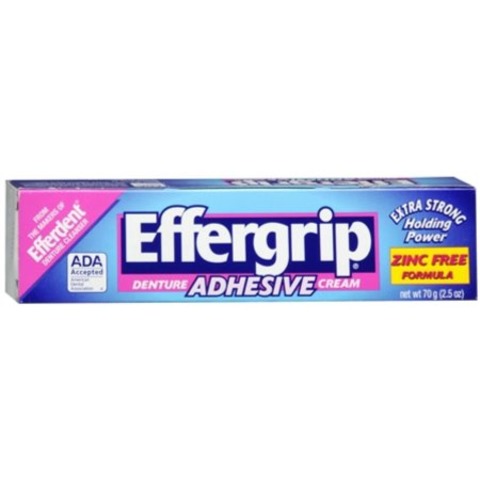 effergrip denture adhesive