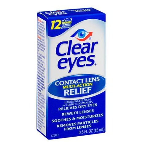 Clear Eye Contact Lens Relief