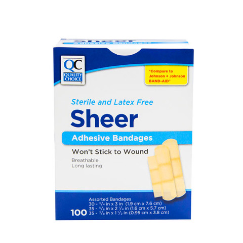 qc sheer adhesive strips 100s