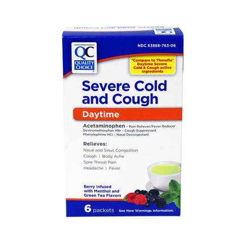 qc sever cough and cold daytime