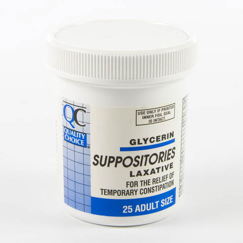 Qc Adult Glycerin Suppositories