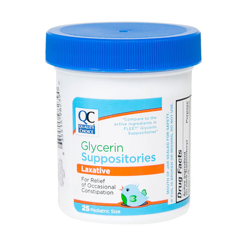 Qc Peadiactric Glycerin Suppositories