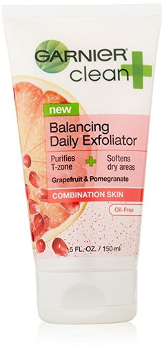 Garnier Clean+balancing daily exfoliator