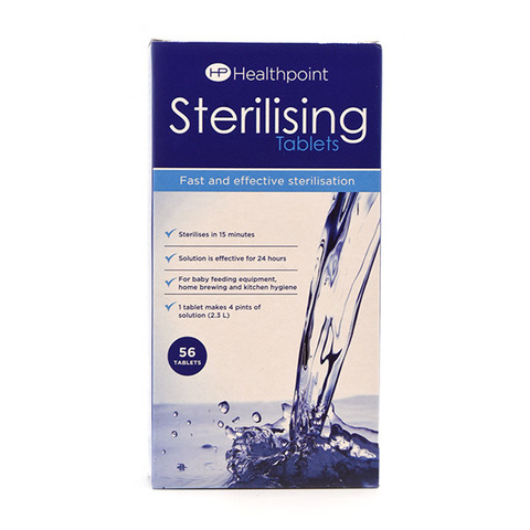 Healthpoint Sterilising Tablets - 56 Tabs