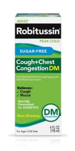 robitussin sf cough + congestion