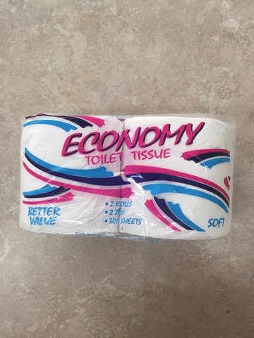 Economy toilet tissue 2 Pack