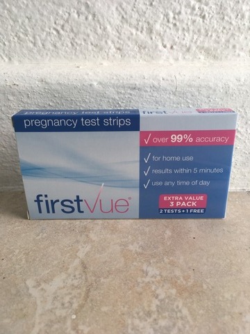 first view  pregnancy test