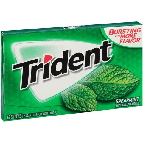 Trident spreamint with xylitol