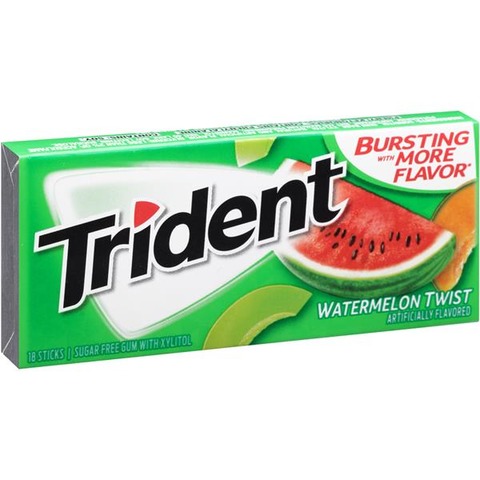 Trident watermelon twist with xylitol