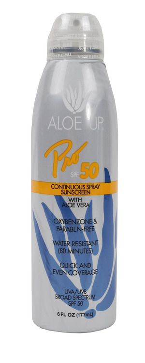 Aloe Up Continuous Spray Spf 50 6 Oz