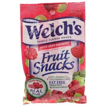 Welchs White Grape Raspberry Fruit Snack