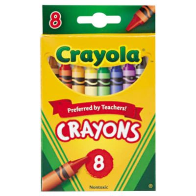 Crayola Crayons Wax Reg.(8's)