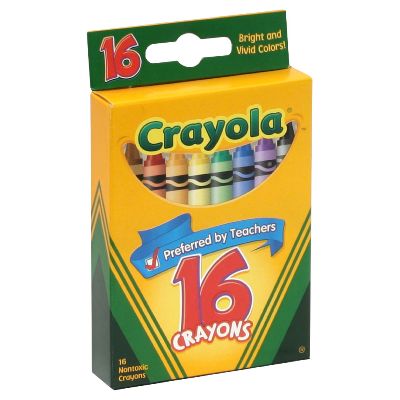 Crayola Wax Crayons Reg. 16's