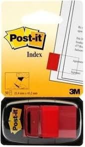 Post-It Tape Flag Red (1" x 1.7")