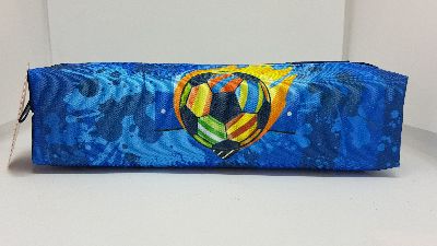 Pencil Case - Football Pouch Round