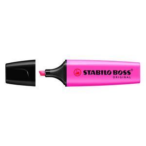 Stabilo Boss Highlighter Flat Barrel Pink