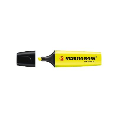 Stabilo Boss Highlighter Flat Barrel Yellow