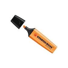 Stabilo Boss Highlighter Flat Barrel Orange