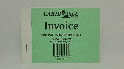 Caribisle Invoice Book 4