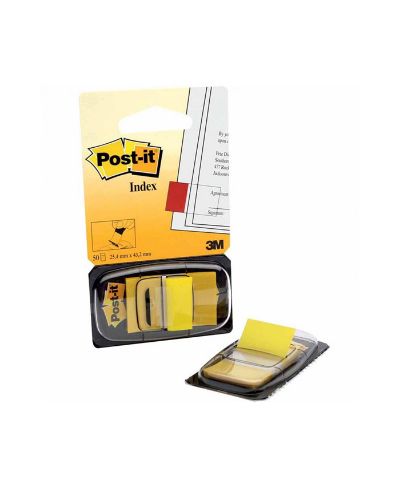 Post-It Tape Flag Yellow (1" x 1.7")