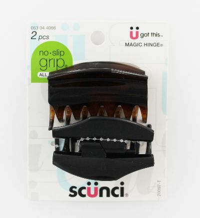 Scunci 2pk 6cm Jaw Clips