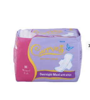 Curves Overnight Maxi with wings