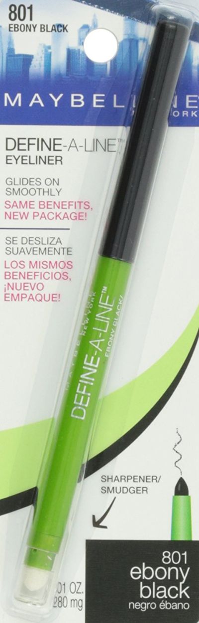 Maybelline Define A-Line Ebony Black   #801