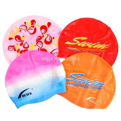 Quick  100% Silicone Swim Cap