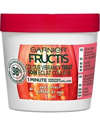 Garnier Fructis Damage Repairing Treat 1 Minute Hair Mask - goji extract