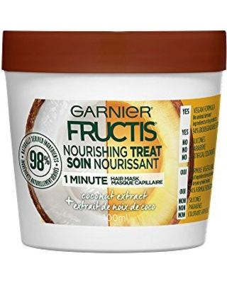 Garnier Fructis Damage Repairing Treat 1 Minute Hair Mask - coconut