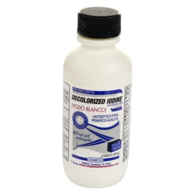 Qc Decolorized iodine 2oz