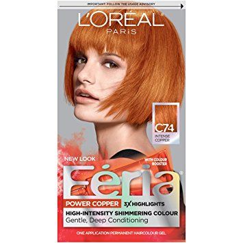 l'oreal Feria Intense copper C74 hair colour