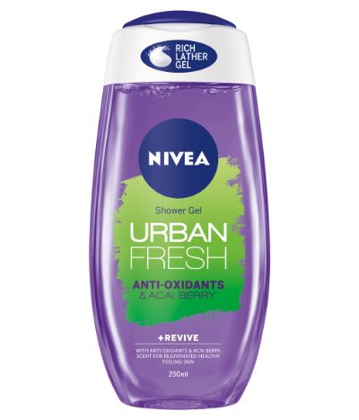 Nivea Shower Gel Urban Fresh Anti-oxidants & Acai Berry 250ml