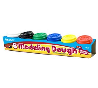 Bazic Multi Colour Modelling dough 6 pk
