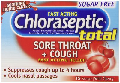 Chloraseptic Total Sore Throat & Cough Sf Lozenges