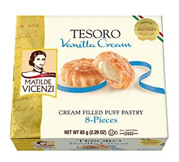 Tesoro Vanilla Cream Pastries