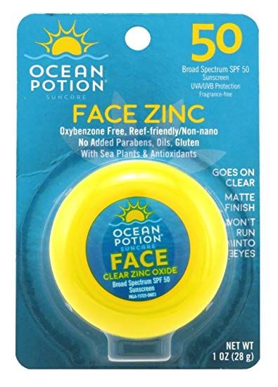 Ocean potion  Face Zinc Spf 50 Sunscreen