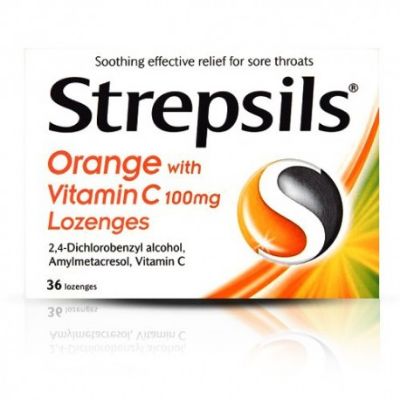 Strepsils orange with Vitamin C 36s