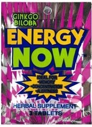 Ginkgo Biloba Energy Now 3s