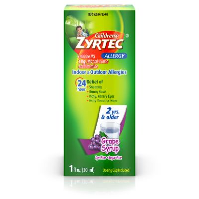 Zyrtec Grape Syrup 30ml