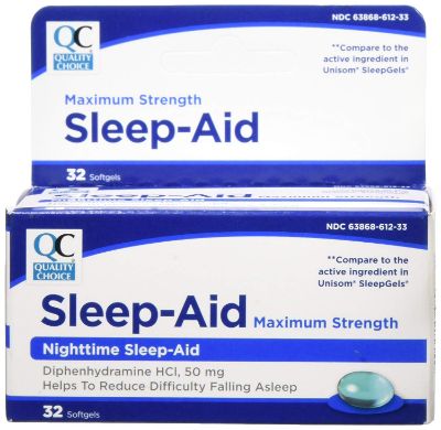 Qc Sleep-Aid Max Strength  32 softgels