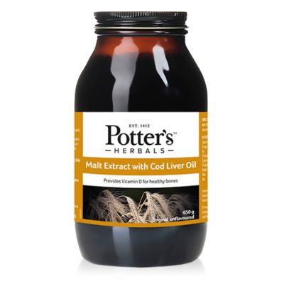 Potter's herbals Malt extract with cod liver oil