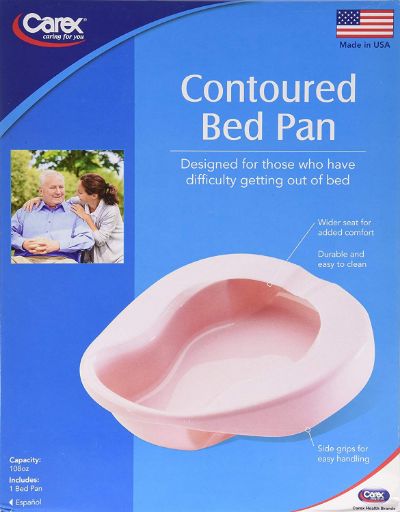 Carex Contoured Bed Pan 