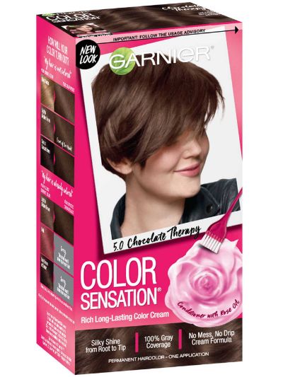 Garnier Color Sensation Medium Brown Long Lasting Colour Cream 