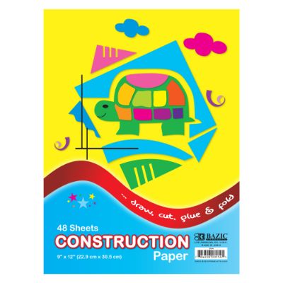 Bazic Construction Paper 9"x12"